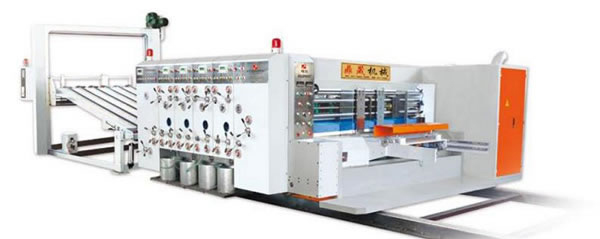 High Speed Water Based Ink Printing Slotting Machine